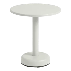 Table d'appoint ronde en métal gris 42x47cm Linear - Muuto