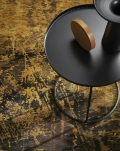 Table d'appoint ronde en métal vert 43 cm Costance Vassoio - Meme Design
