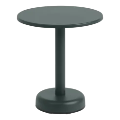 Table d'appoint ronde en métal vert 42x47cm Linear - Muuto