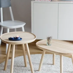Table d'appoint rose 45 cm Naïve - Emko