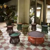 Table d'appoint verte et bleue Caribe - Ames