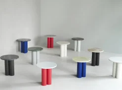 Table d'appoint verte et plateau emerald onyx 40 x 40 cm Dit - Normann Copenhagen