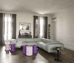 Table d'appoint violette Pilastro Sottsass - Kartell