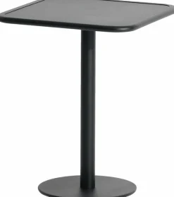 Table de bistrot carrée outdoor noire Week end - Petite friture