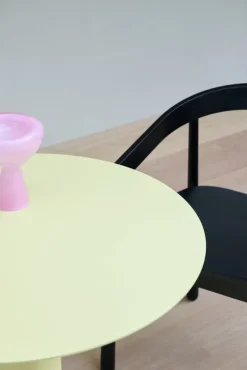 Table de bistrot en métal jaune 70x75cm Kit - Fest Amsterdam