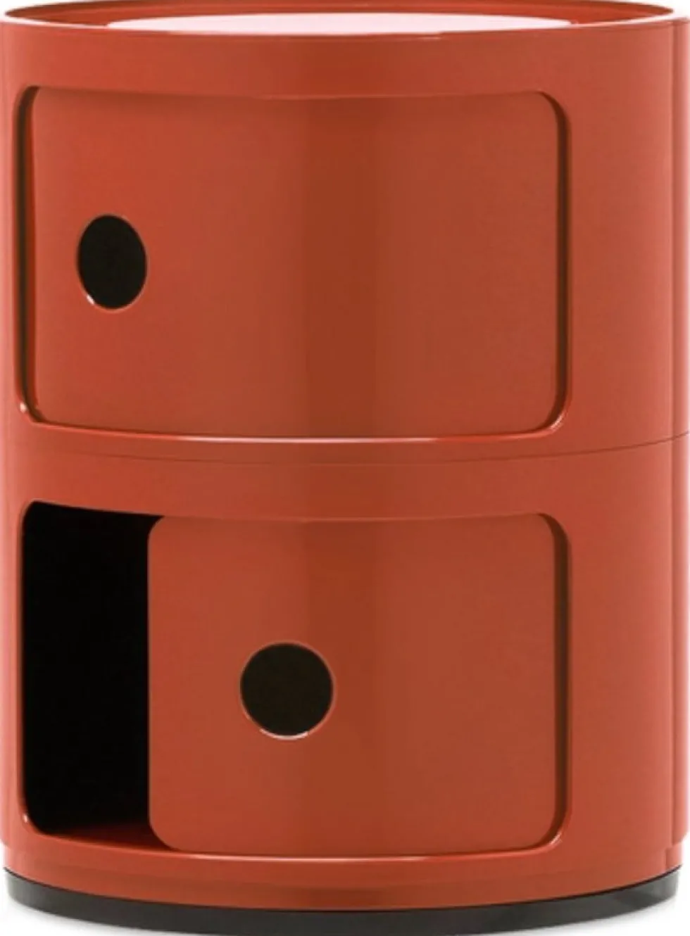 Table de chevet ambre 2 tiroirs Componibili - Kartell