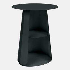 Table de chevet en acier anthracite 39 cm Ankara - Matière Grise