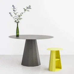 Table de chevet en acier kaki 39 cm Ankara - Matière Grise