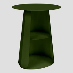 Table de chevet en acier kaki 39 cm Ankara - Matière Grise