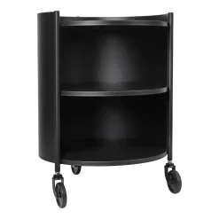 Table de chevet en acier noir 53 x 42 cm Eve - Ferm Living