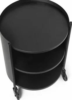Table de chevet en acier noir 53 x 42 cm Eve - Ferm Living