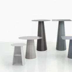Table de chevet en acier safran 39 cm Ankara - Matière Grise
