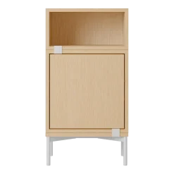 Table de chevet en bois mdf chêne 44x83cm Stacked Configuration 2 - Muuto