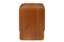 Table de chevet en bois mindi droit 56x48x60cm Mika - Versmissen