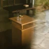 Table de chevet en bouleau brun chaud 37 x 37 x 54 cm Ratio - Frama