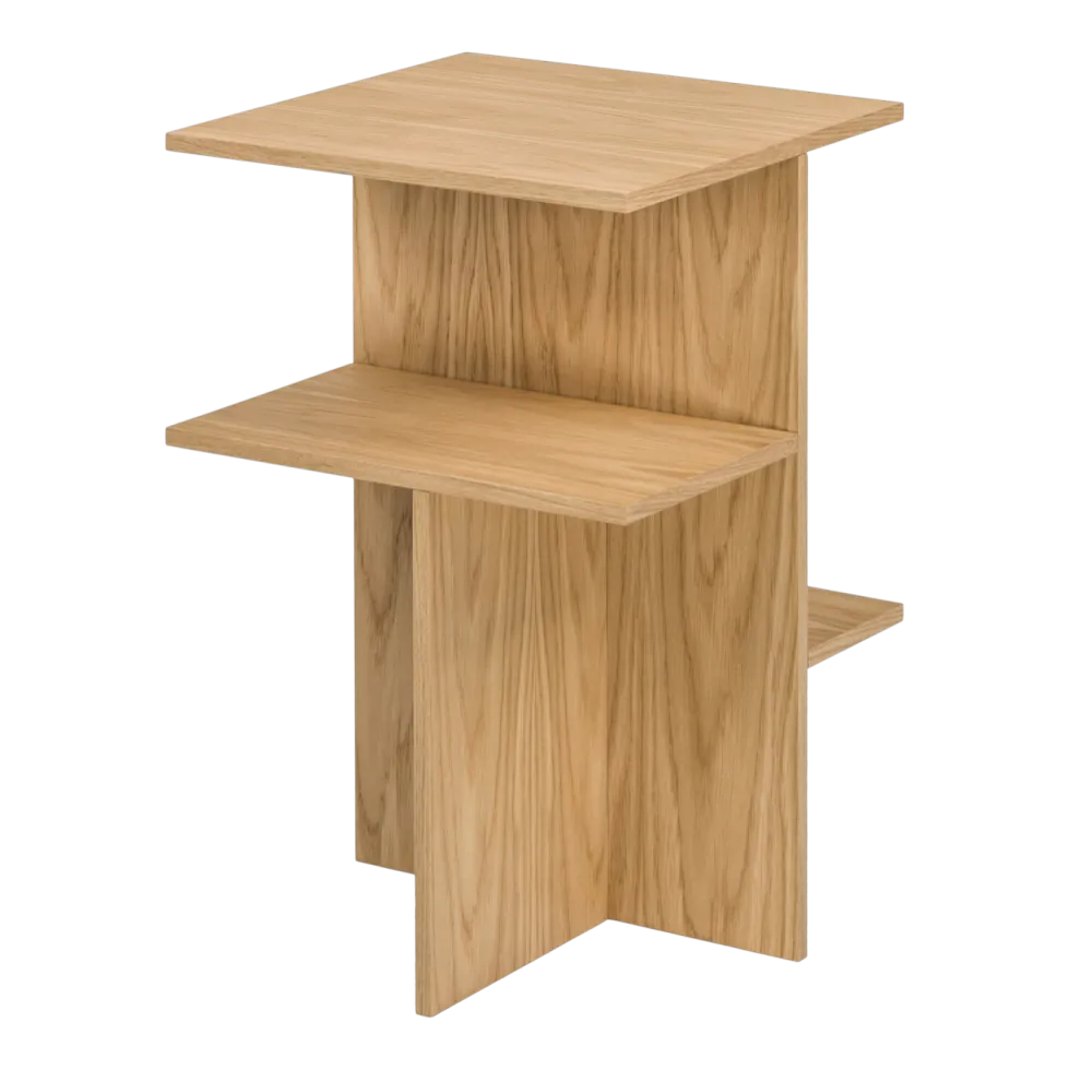 Table de chevet en chêne Atik - noo.ma