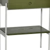 Table de chevet en frêne verte 48x32xh60cm - Hübsch