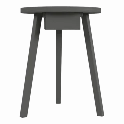 Table de chevet laqué gris Gray 45 - Gervasoni