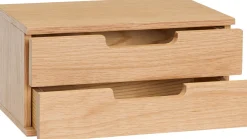 Table de chevet murale en bois de chêne naturel 30x20x15cm AtHand - Hübsch
