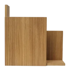 Table de chevet murale en chêne 30x30cm Stagger - Ferm living