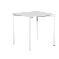 Table de jardin carrée blanc 70x70cm Fromme - Petite friture