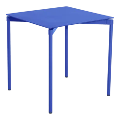 Table de jardin carrée bleue Fromme - Petite friture