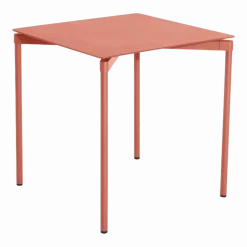 Table de jardin carrée corail Fromme - Petite friture