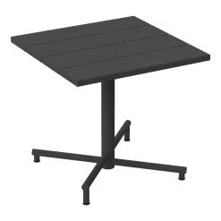 Table de jardin carrée en aluminium anthracite 80x76cm Fred's - Fatboy