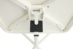 Table de jardin carrée en aluminium laqué blanc cassé 55x55x74cm Deville - HAY