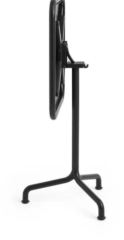 Table de jardin carrée en aluminium laqué gris anthracite 55x55x74cm Deville - HAY