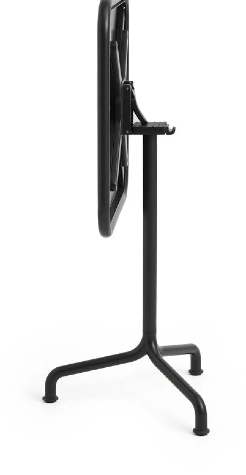 Table de jardin carrée en aluminium laqué gris anthracite 55x55x74cm Deville - HAY