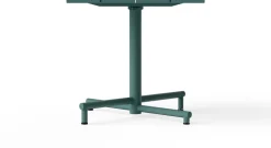 Table de jardin carrée en aluminium sauge foncé 80x76cm Fred's - Fatboy