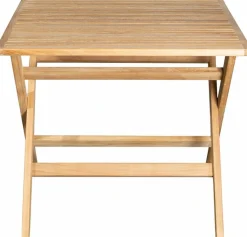 Table de jardin carrée en teck Flip - Cane-Line