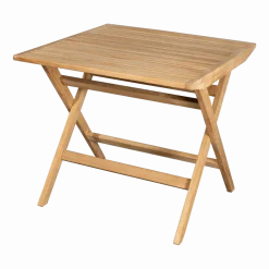 Table de jardin carrée en teck Flip - Cane-Line
