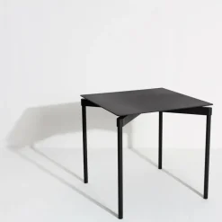 Table de jardin carrée noire Fromme - Petite friture