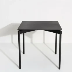 Table de jardin carrée noire Fromme - Petite friture