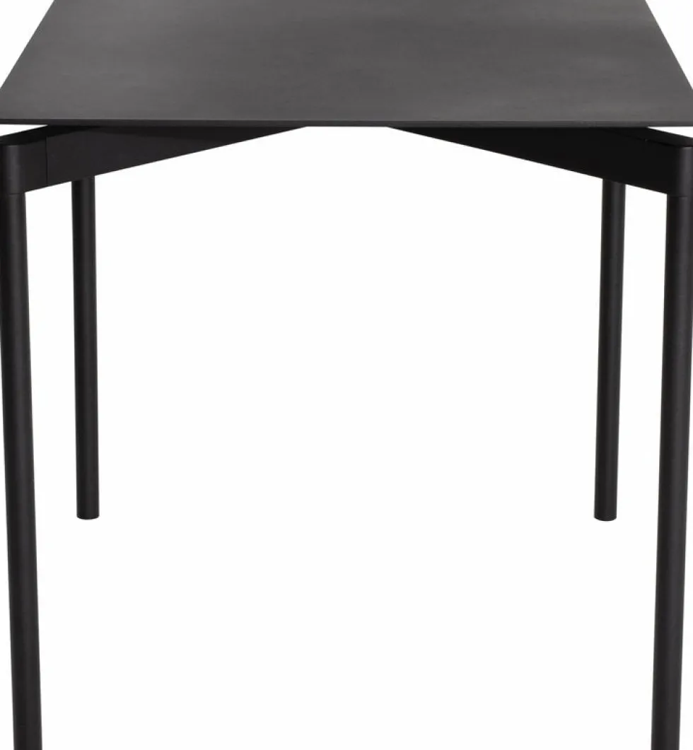 Table de jardin carrée noire Fromme - Petite friture
