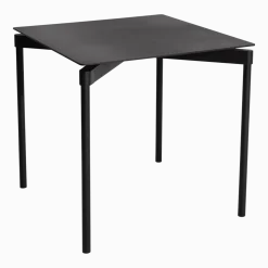 Table de jardin carrée noire Fromme - Petite friture
