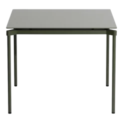 Table de jardin carrée vert bouteille 70x70cm Fromme - Petite friture
