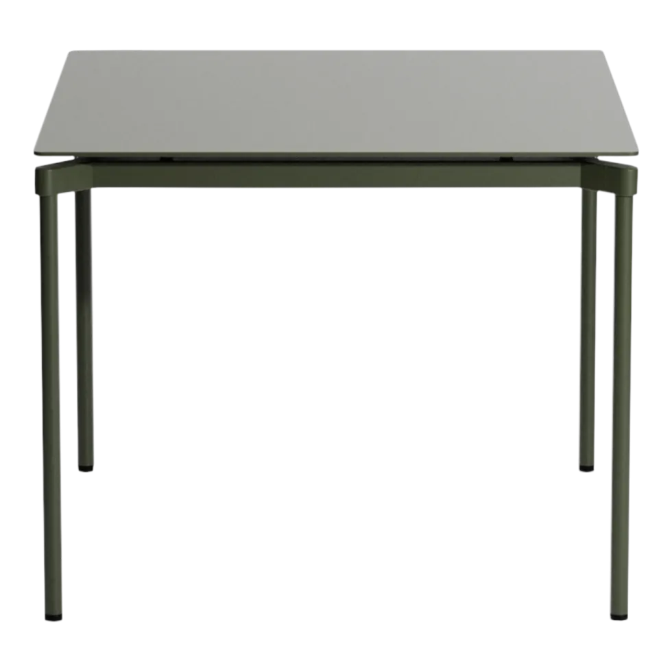 Table de jardin carrée vert bouteille 70x70cm Fromme - Petite friture