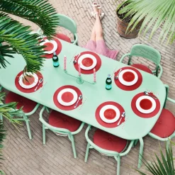 Table de jardin rectangulaire beige Toni Tablo - Fatboy