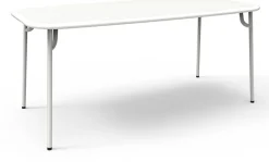 Table de jardin rectangulaire blanche 180 cm Week-End - Petite Friture