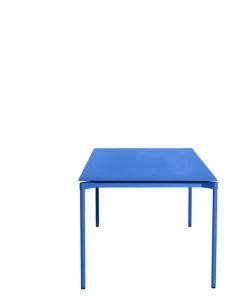 Table de jardin rectangulaire bleu 90x180cm Fromme - Petite friture