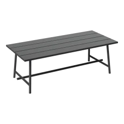 Table de jardin rectangulaire en aluminium anthracite 220x100x76cm Fred's - Fatboy