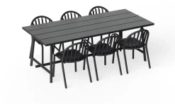 Table de jardin rectangulaire en aluminium anthracite 220x100x76cm Fred's - Fatboy