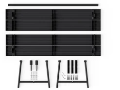 Table de jardin rectangulaire en aluminium anthracite 220x100x76cm Fred's - Fatboy