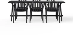 Table de jardin rectangulaire en aluminium anthracite 220x100x76cm Fred's - Fatboy