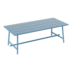 Table de jardin rectangulaire en aluminium bleu 220x100x76cm Fred's - Fatboy