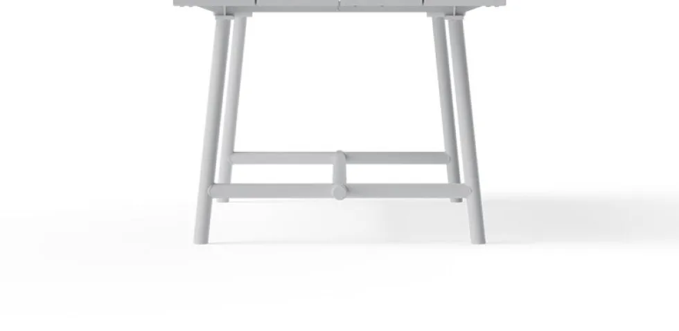 Table de jardin rectangulaire en aluminium gris clair 220x100x76cm Fred's - Fatboy