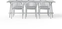 Table de jardin rectangulaire en aluminium gris clair 220x100x76cm Fred's - Fatboy